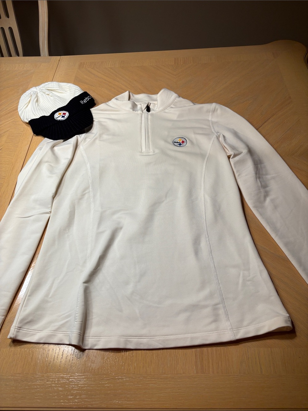 Cutter & Buck Cream Half-Zip Pullover